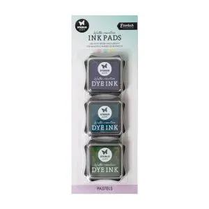 Ink pads water-reactive pastels