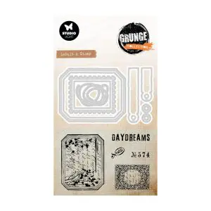 Stansmal & stempel label & stamp