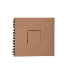 Passe-partout journal kraft 15×15 cm