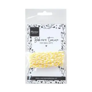 Bakers Twine  geel/wit