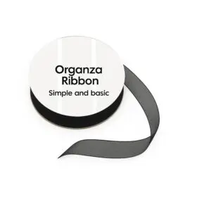 Organza lint zwart