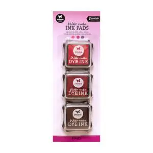 Water-reactive ink pads pinks