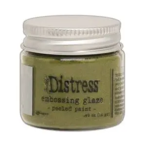 Distress embossing glaze peeled paint