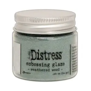 Distress embossing glaze weathered wood
