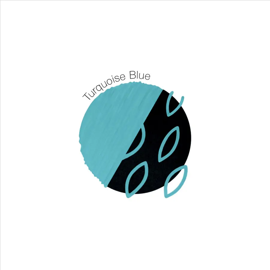 Acrea marker turquoise blue - Afbeelding 2