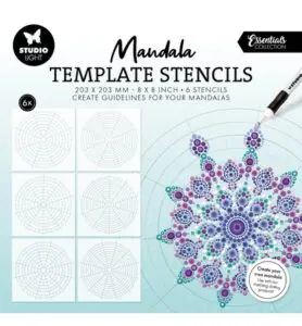 Stencil mandala