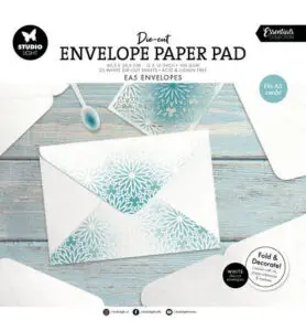 Stansblok envelopes for cards wit/blauw
