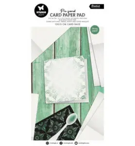 Kaart paperpad voor gerild wit/groen