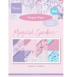 Designpapier magical garden