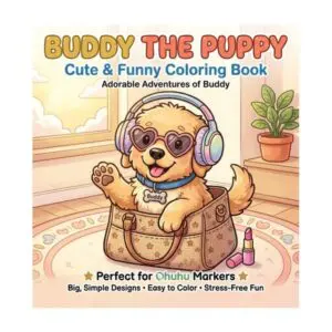 Kleurboek buddy the puppy