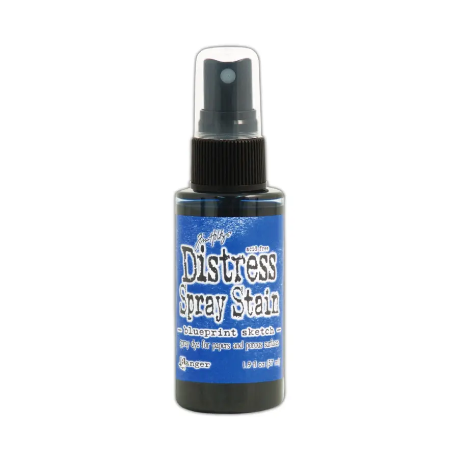 Distress Spray Stain Blueprint Sketch