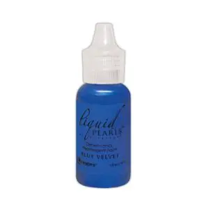liquid pearls blue velvet