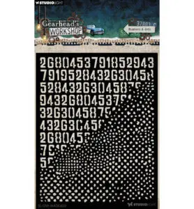 Stencil number & dots Gearhead’s Workshop
