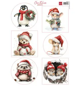 Knipvel christmas animals