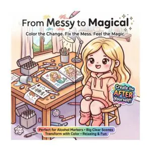 Kleurboek from messy to magical