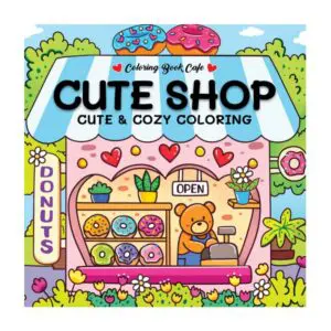 Kleurboek cute shop
