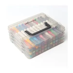 MIYA dual acrylic markers brush & fine 48 kleuren