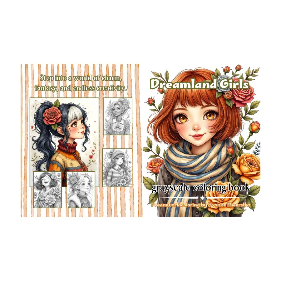 Kleurboek dreamland girls