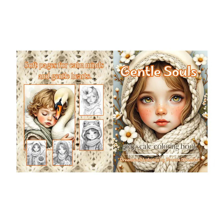 Kleurboek gentle souls