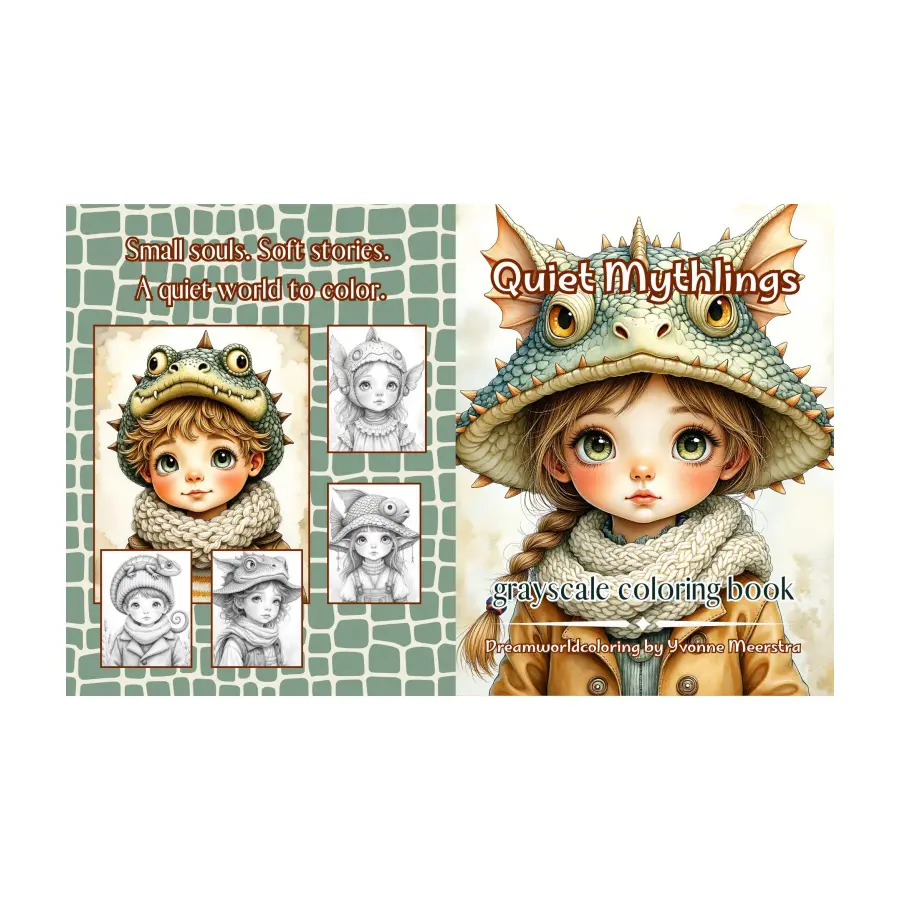 Kleurboek quiet mythlings