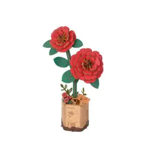 3d puzzel rode camelia
