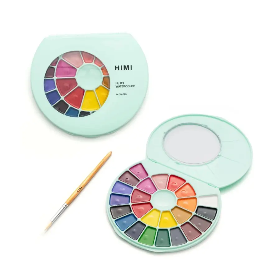 Watercolor Aquarelverf 24 st. - Afbeelding 7