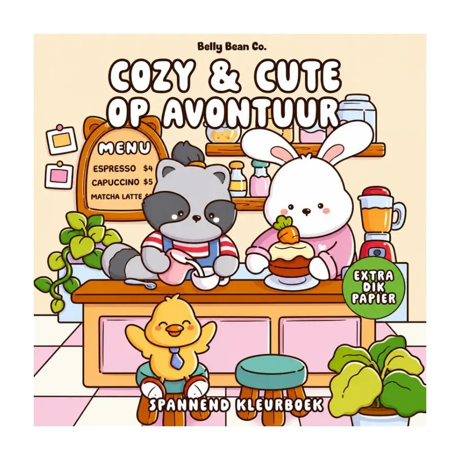 Kleurboek cozy & cute op avontuur