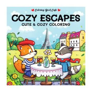 Kleurboek cozy escapes