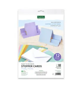Stepper kaarten en enveloppen pastel