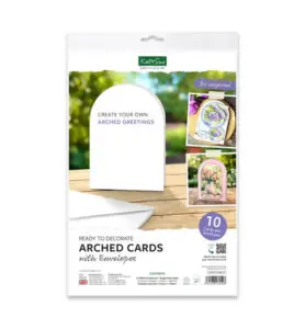 Fold kaarten en enveloppen arched wit