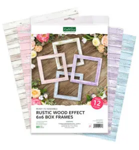 Box frames hout structuur 15×15 cm