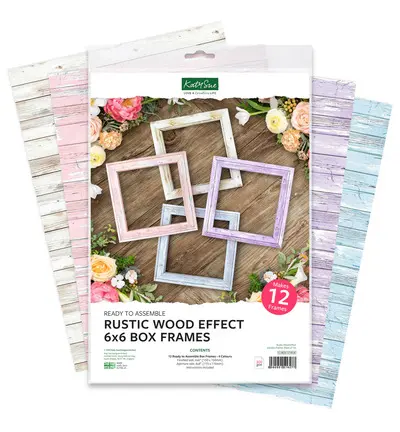 Box frames hout structuur 15x15 cm
