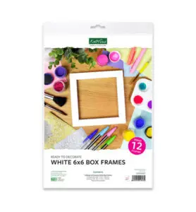 Box frames 25×25 cm wit