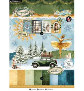 Stansblok & paperpad Christmas Forest