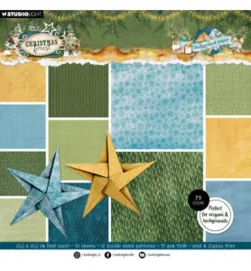 Paperpad origami & backgrounds Christmas Forest