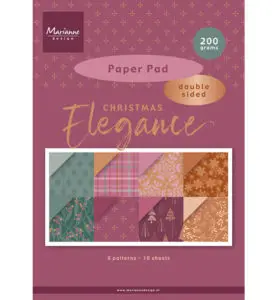 Designpapier christmas elegance A4