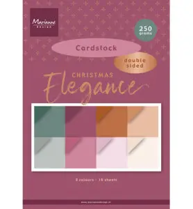 Cardstock christmas elegance A4