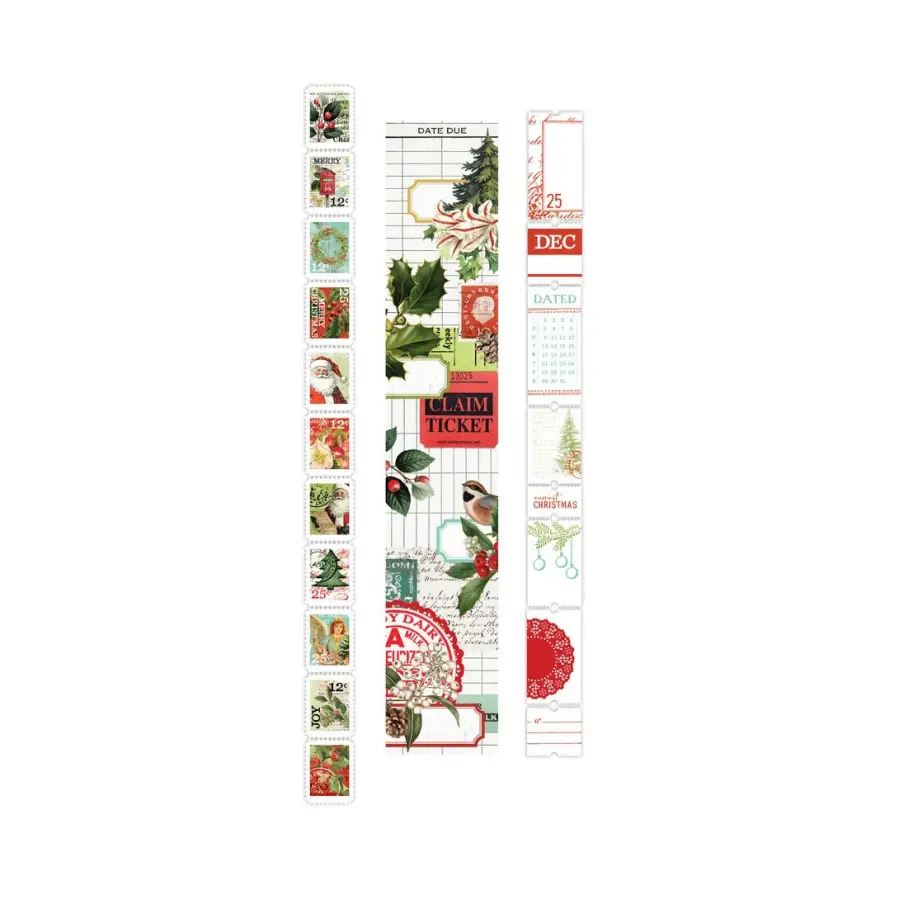 ephemera christmas cheer rolls