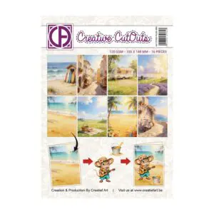 A6 collagepapier a mice vacation