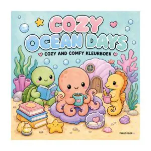 Kleurboek cozy ocean days