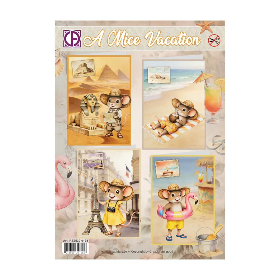 Kaartenpakket a mice vacation