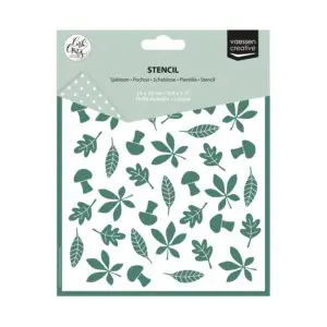 stencil leaves