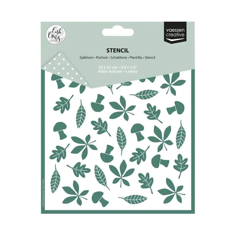 stencil leaves