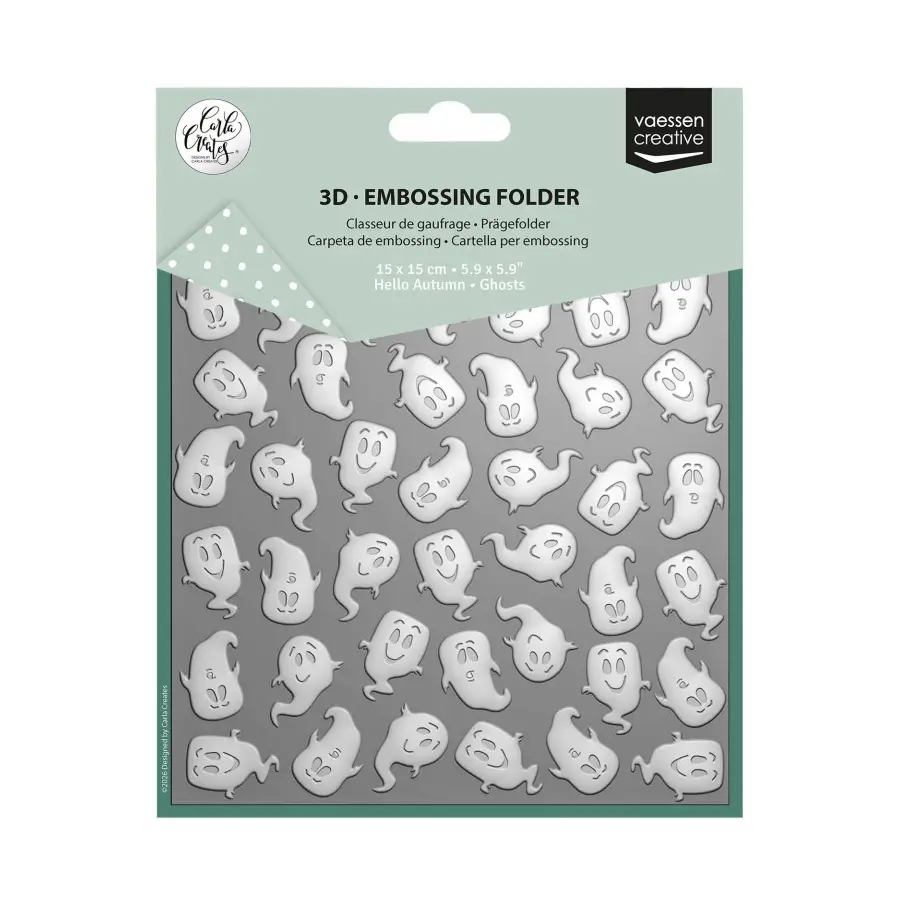 3D embossingfolder ghosts