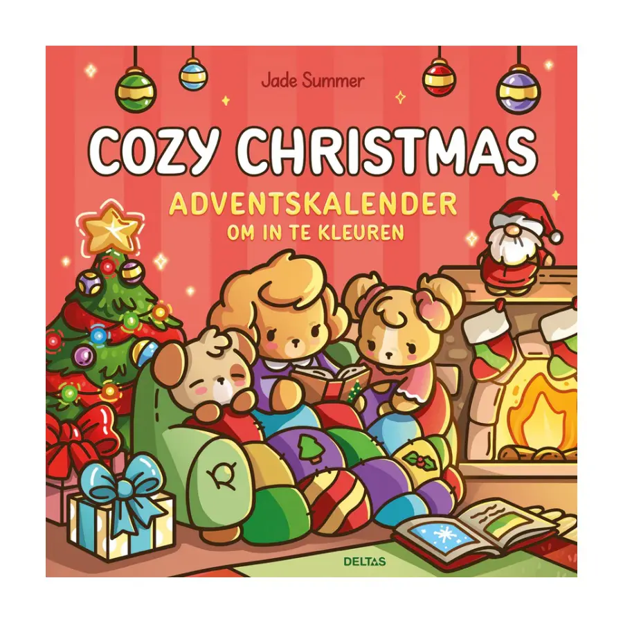 Kleurboek cozy christmas adventskalender