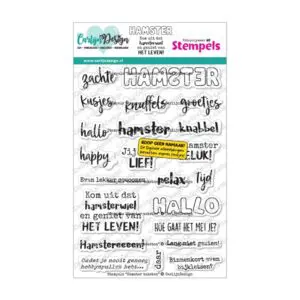 Stempel hamsters teksten