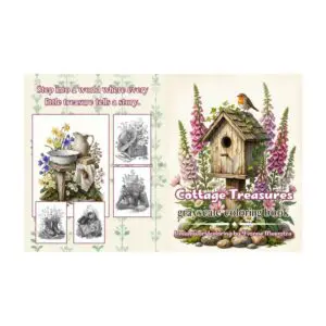 Kleurboek cottage treasures