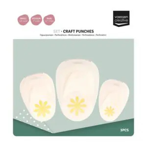 Figuurpons set bloemen 3sts
