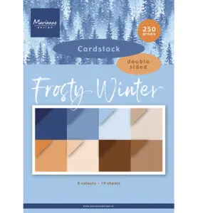 Cardstock frosty winter
