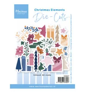 Stansplaatjes christmas elements